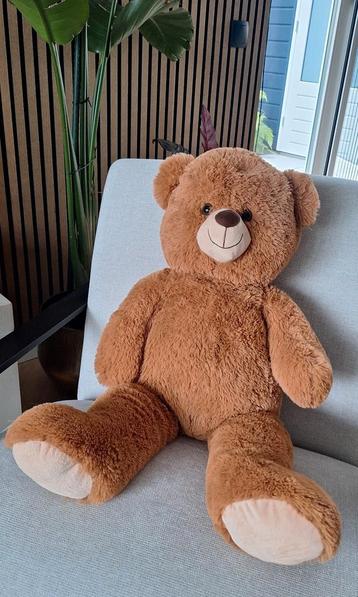 Grote bruine teddybeer van 82cm beschikbaar voor biedingen