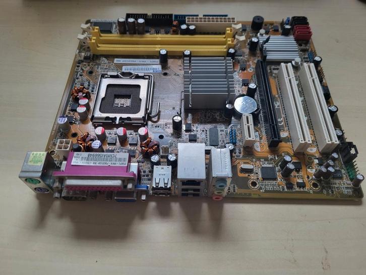 Asus P5KPL VM/V  Moederbord, Computers en Software, Moederborden, Gebruikt, Intel, DDR2, Ophalen of Verzenden