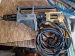 Dewalt gipsschroefmachine met Senco Duraspin bandschroever, Ophalen of Verzenden, 1200 watt of meer, Afkortzaag, 70 mm of meer