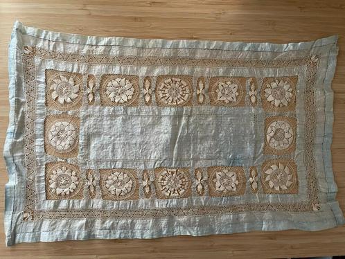 Antieke kantklos "merklap" kleedje, Antiek en Kunst, Antiek | Kleden en Textiel, Ophalen of Verzenden
