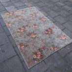 Vintage gebloemd tapijt 152 x 100 cm, 100 tot 150 cm, 150 tot 200 cm, Gebruikt, Rechthoekig
