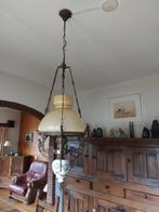 Vintage/klassieke hanglamp, Huis en Inrichting, Lampen | Hanglampen, Gebruikt, Glas, 75 cm of meer, Ophalen