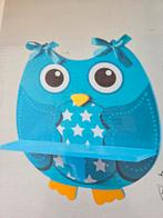 Wandplank Uil - 35x35 cm, Ophalen of Verzenden