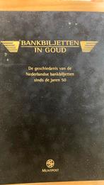 Boek met 24 vergulde gulden/euro biljetten, Postzegels en Munten, Bankbiljetten | Nederland, Ophalen, Setje
