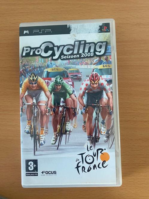 Pro cycling seizoen 2008, Spelcomputers en Games, Games | Sony PlayStation Portable, Zo goed als nieuw, Sport, 1 speler, Vanaf 3 jaar