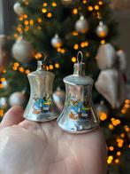 Vintage Zilveren Kerstklokjes - Donald Duck disney ornament, Diversen, Kerst, Ophalen of Verzenden, Gebruikt