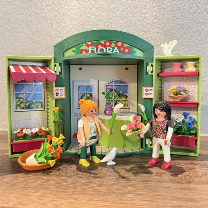 Playmobil Flower shop, Kinderen en Baby's, Speelgoed | Playmobil, Zo goed als nieuw, Complete set, Ophalen of Verzenden