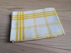 retro/ vintage theedoek/ keukendoek, nieuw vd Hema, Verzenden, Nieuw, Geel, Theedoek of Handdoek