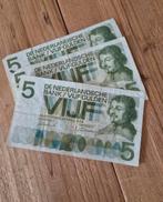 3x Vijf Gulden Biljet 1966, Postzegels en Munten, Bankbiljetten | Nederland, Ophalen of Verzenden, 5 gulden, Los biljet