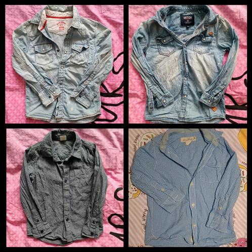 Overhemden+vestjes jongenskleding (maat 110) - pakketprijs, Kinderen en Baby's, Kinderkleding | Maat 116, Zo goed als nieuw, Jongen