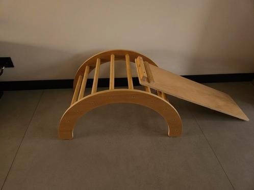 Aldi Klimrek + Balance Bord - Zo Goed Als Nieuw, Kinderen en Baby's, Speelgoed | Buiten | Speeltoestellen, Zo goed als nieuw, Glijbaan