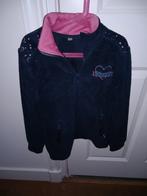 Leuk blauw met roze paardrijvest, sweater maat 152, Ophalen of Verzenden, Zo goed als nieuw