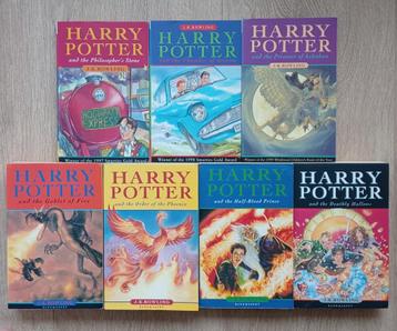 Harry Potter - deel 1 t/m 7 - Engels - J.K. Rowling beschikbaar voor biedingen