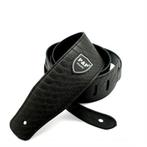 P&P black snakeskin leather strap, Moku Custom Guitars, Nieuw, 4613CB, Ophalen of Verzenden