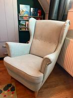 IKEA Strandmon Oorfauteuil lichtgroen, Huis en Inrichting, Ophalen, Gebruikt, Stof, 75 tot 100 cm