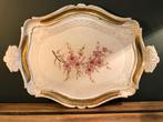 Brocante Florentijns Dienblad met bloesem deco., Ophalen of Verzenden