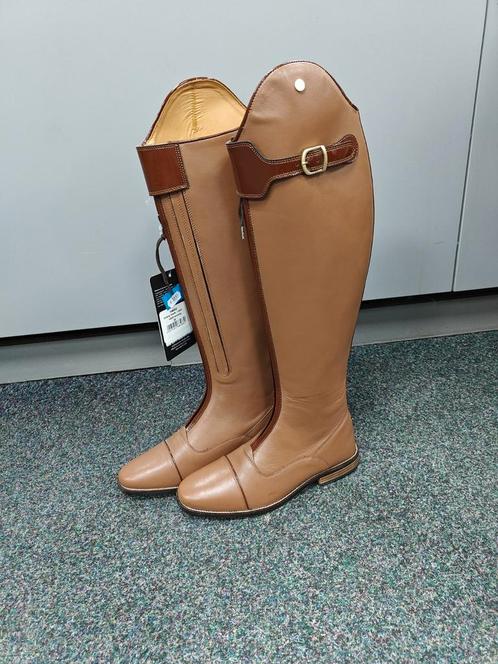 Cognac bruin leren paardrijlaarzen maat 39 kuit 38-39, Dieren en Toebehoren, Paardrijkleding, Nieuw, Schoeisel, Ophalen of Verzenden