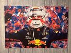 Canvas Max Verstappen – Topstaat, Formule 1, Tekening, Ophalen of Verzenden, Zo goed als nieuw, 75 cm of meer