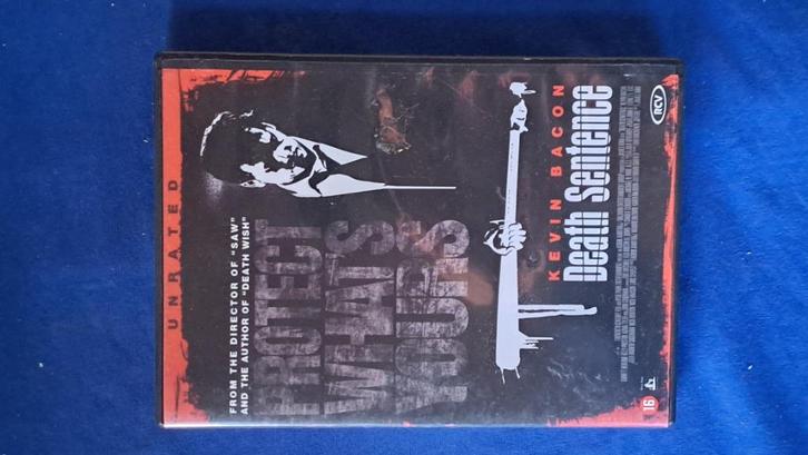 Death Sentence "Kevin Bacon", Cd's en Dvd's, Dvd's | Actie, Zo goed als nieuw, Vanaf 16 jaar, Ophalen of Verzenden