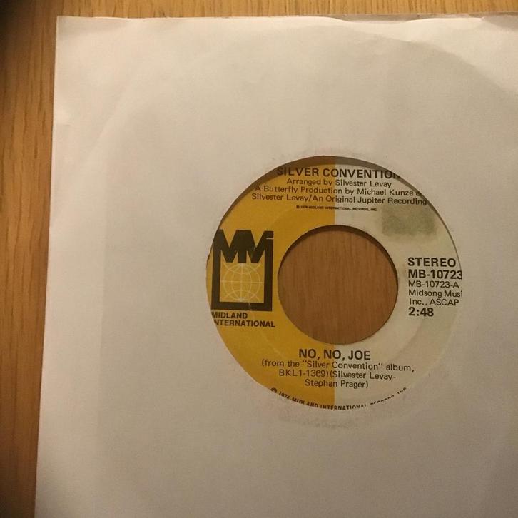 Silver Convention - No, no, Joe, Cd's en Dvd's, Vinyl Singles, Gebruikt, Single, Ophalen of Verzenden