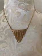 Goudkleurige Ketting, Sieraden, Tassen en Uiterlijk, Kettingen, Ophalen of Verzenden, Zo goed als nieuw, Goud, Overige materialen