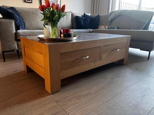 Salon tafel, Huis en Inrichting, Tafels | Salontafels, Zo goed als nieuw, Minder dan 50 cm, 50 tot 100 cm, 100 tot 150 cm, Rechthoekig