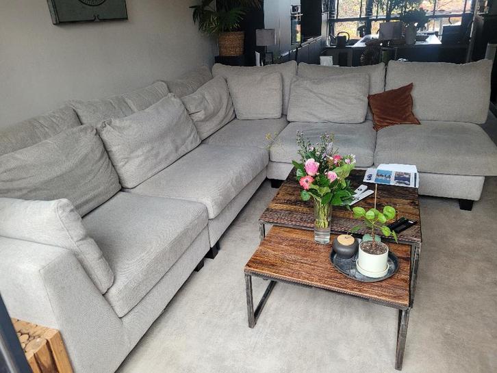 Zitbank 4 delig, Huis en Inrichting, Banken | Bankstellen, Zo goed als nieuw, Hoekbank, Vierpersoons of meer, 300 cm of meer, Minder dan 75 cm