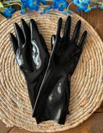 Short Gloves / Latex / Maat S / Unisex, Verzenden, Zwart, Overige typen