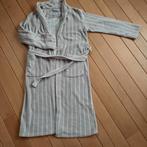 Badjas beige wit streep maat M - als nieuw -, Ophalen of Verzenden, Beige, Badjas