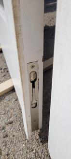 Dubbele binnendeuren , hardhout, zware kwaliteit, Ophalen, Gebruikt, 80 tot 100 cm, 215 cm of meer