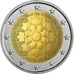 2 Euro Frankrijk 2018 UNC - Franse Korenbloem, 2 euro, Frankrijk, Losse munt, Verzenden