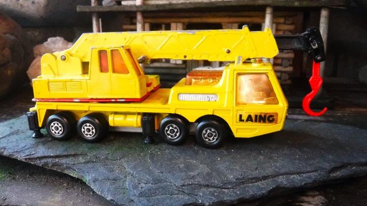 Matchbox hercules mobile kraan, Hobby en Vrije tijd, Modelauto's | 1:50, Zo goed als nieuw, Hijskraan, Tractor of Landbouw, Matchbox