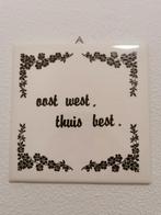 Set retro spreuk wandtegeltjes of los 6 stukjes, Ophalen of Verzenden, Gebruikt