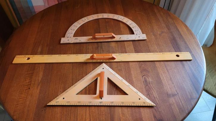 Vintage schoolbord attributen – Wissner West Germany (set va, Diversen, Schoolborden, Zo goed als nieuw, Krijtbord, Ophalen of Verzenden