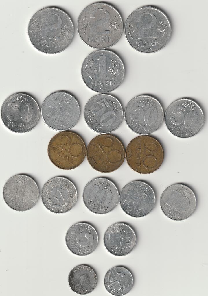 Munten DDR, Postzegels en Munten, Munten | Europa | Niet-Euromunten, Overige landen, Verzenden