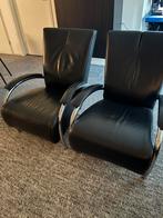 2x Molinari Accademia fauteuil, Ophalen, Minder dan 75 cm, Design, Leer