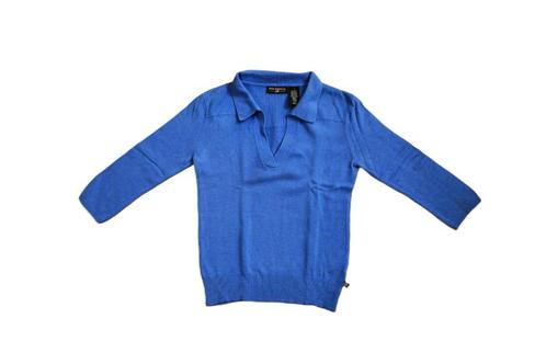Polo Jeans CO. Ralph Lauren vrouwen lange mouwen poloshirt S, Kleding | Dames, Tops, Zo goed als nieuw, Maat 36 (S), Blauw, Lange mouw