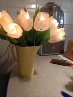 Vintage Tulpenverlichting, Huis en Inrichting, Woonaccessoires | Kunstplanten en Kunstbloemen, Ophalen of Verzenden, Gebruikt