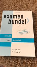 havo Geschiedenis 2021/2022 examenbundel, HAVO, Ophalen of Verzenden, Geschiedenis, Zo goed als nieuw