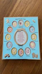 Fotolijst mijn eerste jaar - kraamcadeau jongen NIEUW! 30x25, Kinderen en Baby's, Kinderkamer | Inrichting en Decoratie, Ophalen of Verzenden