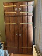 Zelfgemaakte kast met hangstang en opbergruimte, Ophalen, Met plank(en), Gebruikt, 100 tot 150 cm