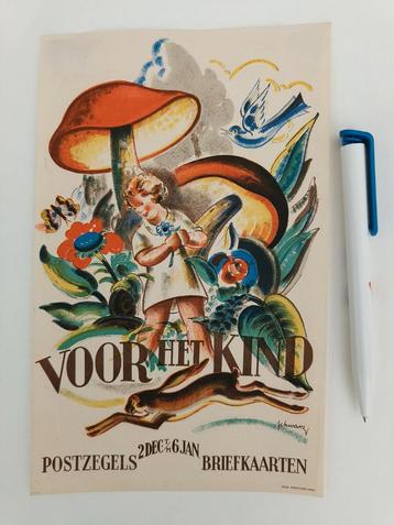 FLYER ONTWERP SCHWARZ, VOOR HET KIND, KINDERPOSTZEGELS. beschikbaar voor biedingen