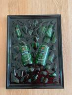 Heineken bier bottle art schilderij, Ophalen of Verzenden