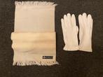 Ceremoniële witte handschoenen met sjaal, Nederland, Overige soorten, Ophalen of Verzenden, Kleding of Schoenen