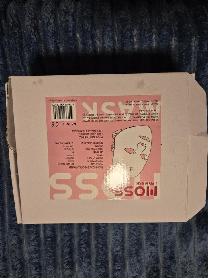 LED Gezichtsmasker voor Huidverbetering, Sieraden, Tassen en Uiterlijk, Uiterlijk | Gezichtsverzorging, Nieuw, Verzorging, Gehele gezicht