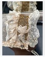 Bijzonder Antiek Kanten dames kinder Mutsje Crème kleurig, Ophalen of Verzenden, Dames