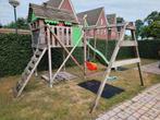 Speelhuisje met glijbaan & schommel – nog in goede staat, Ophalen, Gebruikt, Glijbaan