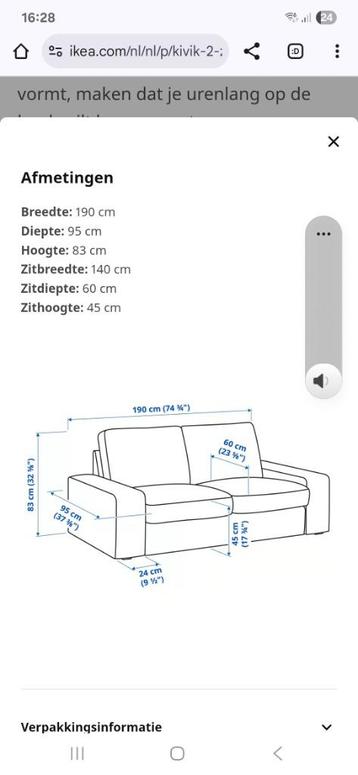 Ikea bank Kivik - afbeelding 3