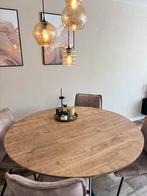 Ronde eettafel – 140 cm doorsnede, lamulux blad, Huis en Inrichting, Tafels | Eettafels, Ophalen, Zo goed als nieuw, Rond, 100 tot 150 cm