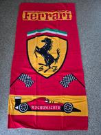 Ferrari badlaken van M. Schumacher, Ophalen of Verzenden, Zo goed als nieuw